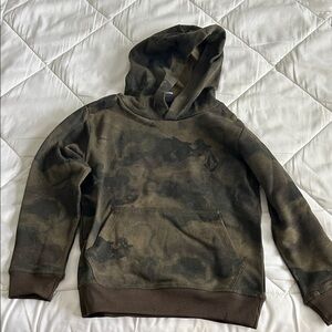 Volcom Kids Green Brown Camo Hoodie